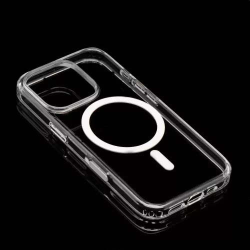 iPhone 17 Pro átlátszó tok Clear Elite Mag Cover antiyellowing kompatibilis Camera Control gombbal és MagSafe technológiával