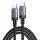 Ugreen L528 USB-C-USB-C kábel 0.5m (Szürke)