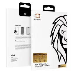iPhone 17 Air Tel Protect 10X Privacy Titanium üvegfólia