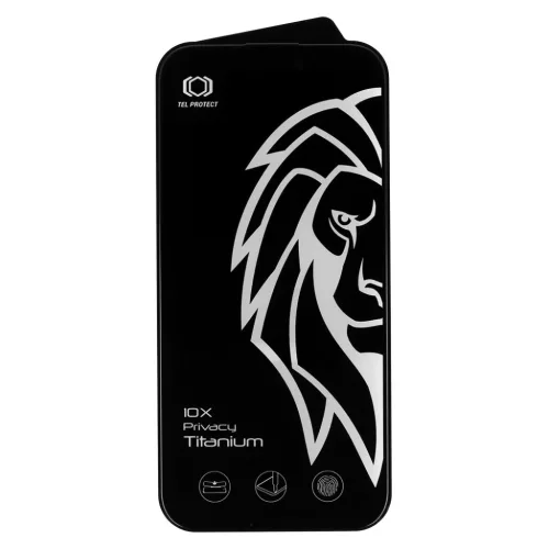 iPhone 17 Air Tel Protect 10X Privacy Titanium üvegfólia
