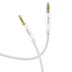 Hoco UPA19 Jack 3,5 mm - Jack 3,5 mm AUX kábel 1 m ezüst
