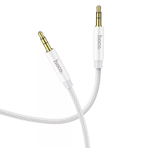 Hoco UPA19 Jack 3,5 mm - Jack 3,5 mm AUX kábel 1 m ezüst