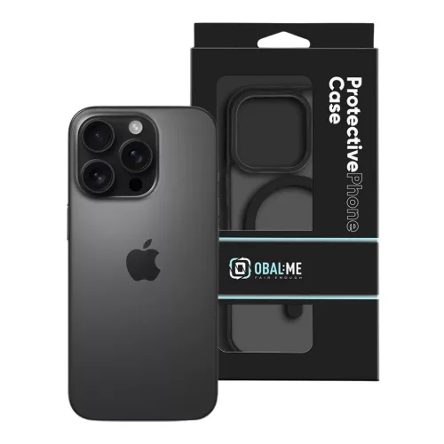 iPhone 16 Pro fekete OBAL:ME MagNetix Outline tok
