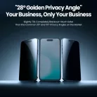 Apple iPhone 17 Pro Fekete Nillkin Edzett Üveg 0.25mm Guardian 2.5D (felhelyezővel) üvegfólia