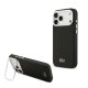iPhone 17 Pro Max Fekete Lacoste Iconic Petit Pique Camera Stand MagSafe tok