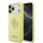 iPhone 17 Pro Max sárga Guess Liquid Silicone 4G Metal Logo tok
