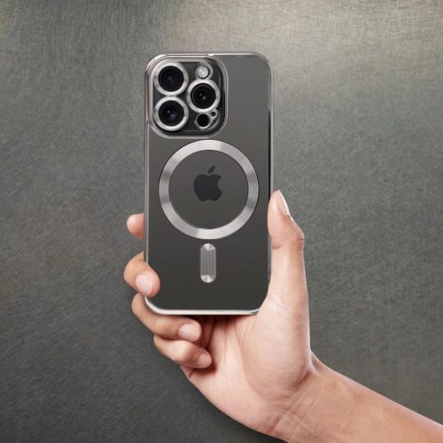 iPhone 17 Pro Max tok ELECTRO MAG COVER tok kompatibilis MagSafe-fel szürke titán