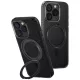Uniq Swivix 360 Forgatható Kitámasztós iPhone 16 Pro tok - Fekete