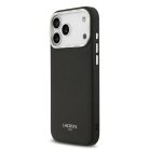 iPhone 17 Pro Max Fekete Lacoste PU Bőr Champs Elysees MagSafe tok