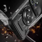 iPhone 14 Pro Max Defender Armor Mag tok fekete