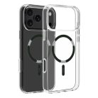 iPhone 17 Pro Max átlátszó tok - Fekete Dviced MagSafe tok