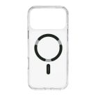 iPhone 17 Pro Max átlátszó tok - Fekete Dviced MagSafe tok