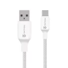 Tactical Stitch Thread Kábel USB-A/USB-C 1m Fehér