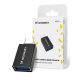 Wozinsky W10GY1S USB-C - USB-A 3.2 10Gb/s Adapter - Fekete