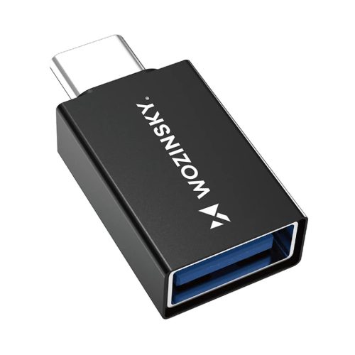 Wozinsky W10GY1S USB-C - USB-A 3.2 10Gb/s Adapter - Fekete