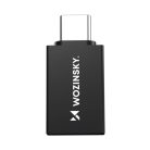 Wozinsky W10GY1S USB-C - USB-A 3.2 10Gb/s Adapter - Fekete