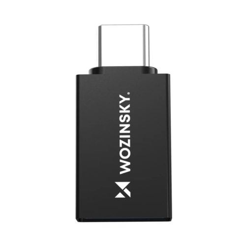 Wozinsky W10GY1S USB-C - USB-A 3.2 10Gb/s Adapter - Fekete