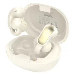   Dudao U20 Pro TWS Bluetooth vezeték nélküli fülhallgató - Fehér/bézs