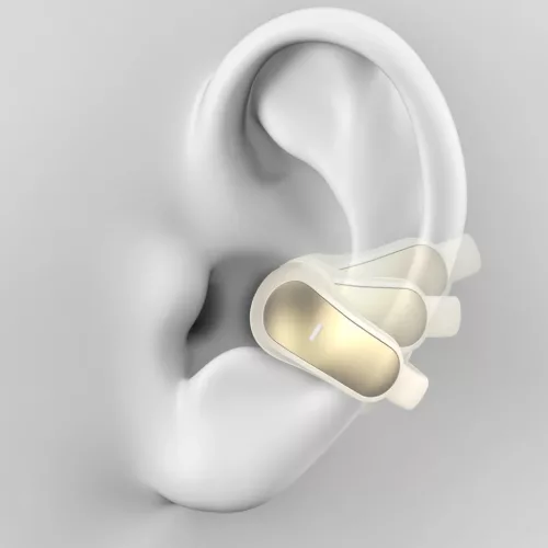 Dudao U20 Pro TWS Bluetooth vezeték nélküli fülhallgató - Fehér/bézs