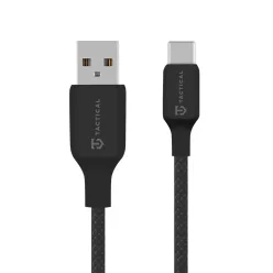 Tactical Stitch Thread Cable USB-A/USB-C 0.3m Black