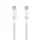 Tactical Stitch Thread Kábel USB-C/USB-C 1m Fehér