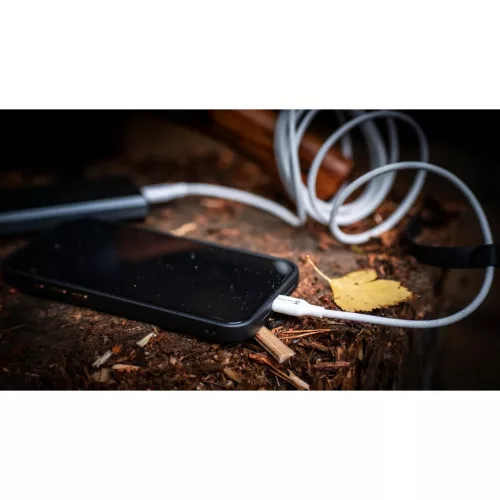 Tactical Stitch Thread Kábel USB-C/Lightning 2m Fehér