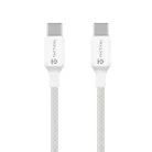 Tactical Stitch Thread Type-C USB kábel 0.3m Fehér