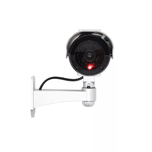 HOME HSK160 kültéri napelemes álkamera, villogó piros LED, körbe forgatható, egyszerű felszerelés, akkumulátoros tápellátás opció, élethű kamera megjelenés, IP44