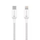 Tactical Stitch Thread kábel USB-C/Lightning 0.3m Fehér,