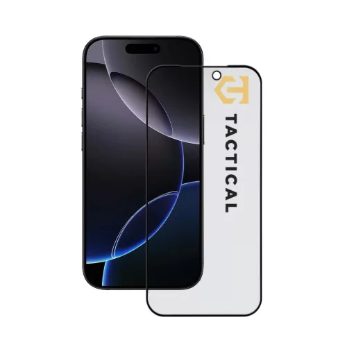 Apple iPhone 17 Pro Fekete Tactical Üveg Pajzs Privacy Stealth 5D üvegfólia