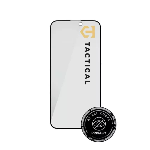 iPhone 15 Pro Max fekete Tactical Glass Shield Privacy Stealth 5D üvegfólia