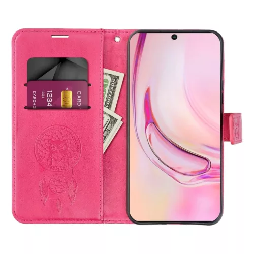 Xiaomi Redmi 15 4G tok MEZZO könyv tok álomfogó magenta