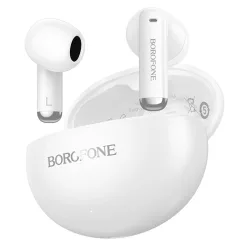 Borofone TWS Bluetooth fülhallgató FQ12 Nice fehér