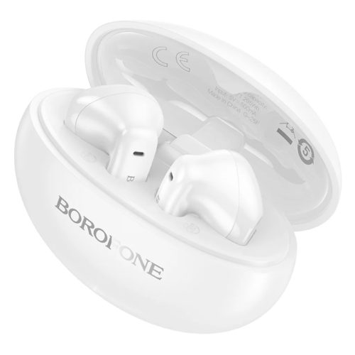 Borofone TWS Bluetooth fülhallgató FQ12 Nice fehér