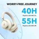 Bluetooth fejlhallgató MultiPoint Anker SoundCore Space On, Fehér A3035G21