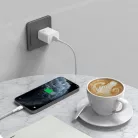 Dudao L9T 5A USB-A - USB-C kábel 1m - Fehér