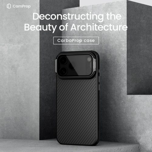 Nillkin CarboProp Aramid Mágneses Tok Apple iPhone 17 Pro Max Fekete tok