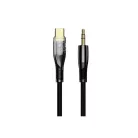 JELLICO B21 USB-C - JACK 3.5MM 1.2M kábel Fekete
