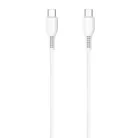 JELLICO KDS-30 USB-C - USB-C PD 60W 1M Fehér kábel