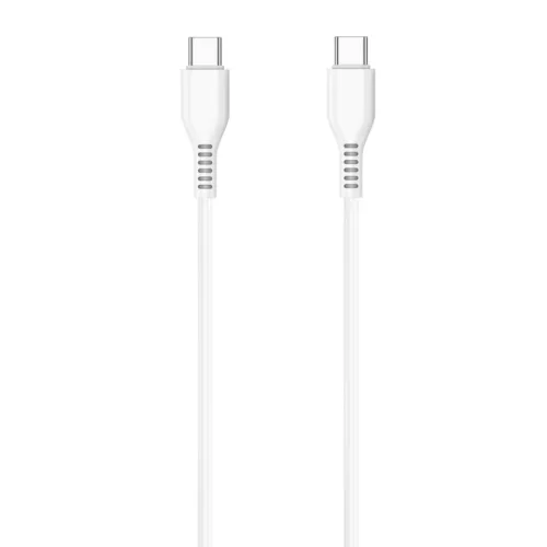 JELLICO KDS-30 USB-C - USB-C PD 60W 1M Fehér kábel