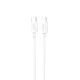 Dudao L4C USB-C / USB-C kábel 30W 1.2m - fehér