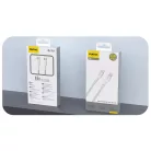Dudao L9C 65W USB-C - USB-C kábel 1m - Fehér