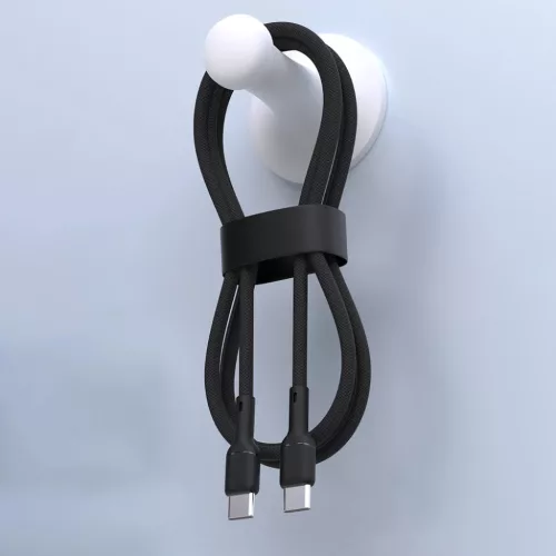 Dudao L9C 65W USB-C - USB-C 1m kábel - fekete