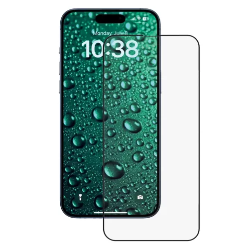 iPhone 17 Pro Max Fekete ANANK 3D Invisible 5X Reinforced Edge to Edge üvegfólia