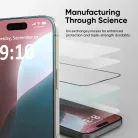 iPhone 17 Pro Max Fekete ANANK 3D Invisible 5X Reinforced Edge to Edge üvegfólia