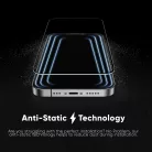 iPhone 17 Air Fekete ANANK 3D Invisible 5X Erősített Edge to Edge üvegfólia