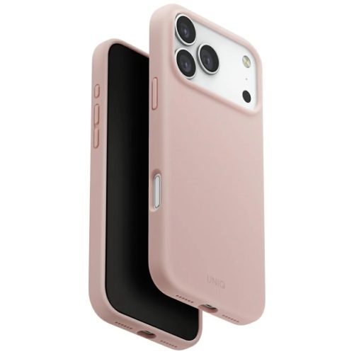 iPhone 17 Pro Max Pink Uniq Lino Magclick Töltőtok
