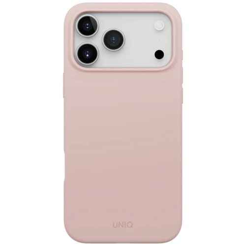 iPhone 17 Pro Max Pink Uniq Lino Magclick Töltőtok