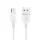 USB A - Type C 2.0 kábel HD21 1 m fehér