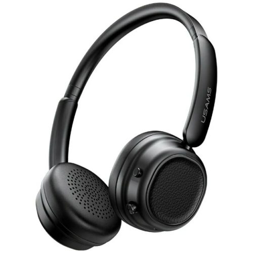 USAMS SR01 Bluetooth 5.3 ANC over-ear fejhallgató fekete